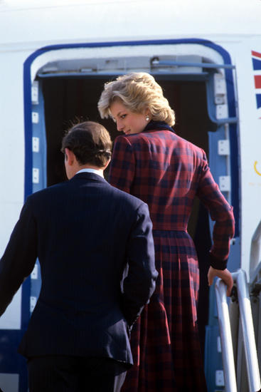 Prince Charles Princess Diana Leaving Italy Editorial Stock Photo ...