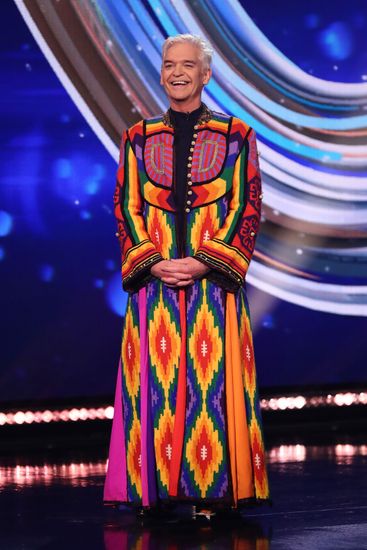 Phillip Schofield Wearing Technicolour Dreamcoat Editorial Stock Photo ...