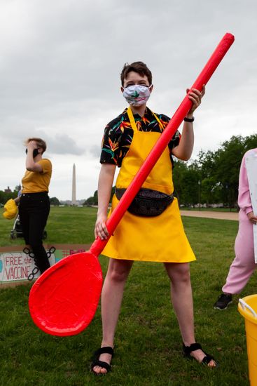 Caroline Doyle Apron Spoon Rally Pressure Editorial Stock Photo - Stock ...