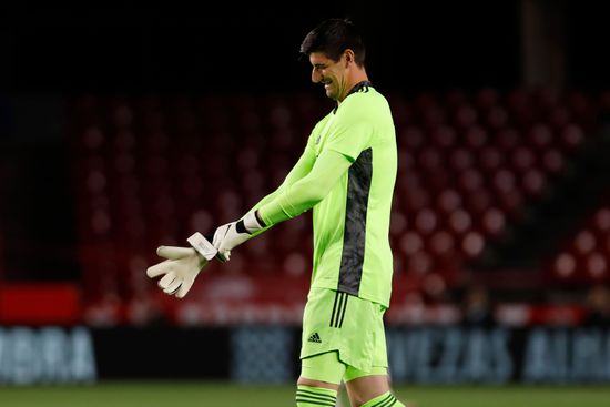 Thibaut Courtois Real Madrid Gets Ready Editorial Stock Photo - Stock ...