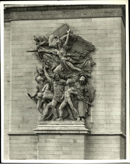 Sculpture On Arc De Triomphe De Editorial Stock Photo Stock Image Shutterstock