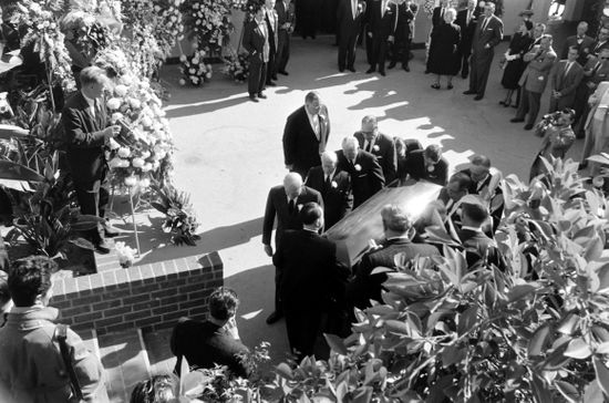 Men Carrying Coffin During Burial American Editorial Stock Photo ...