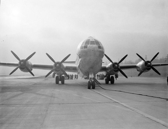 Front View Boeing C97 Stratofreighter 1945 Editorial Stock Photo ...