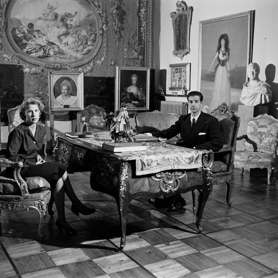Cayetana Fitzjames Stuart Sitting Inside Room Editorial Stock Photo