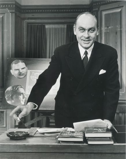 Dr George Gallup Standing Behind His Editorial Stock Photo - Stock ...