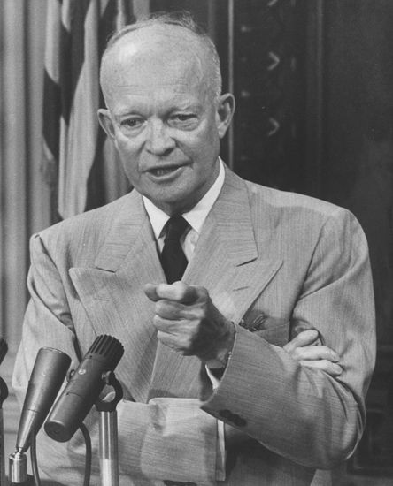 President Dwight D Eisenhower Forcefully Speaking Editorial Stock Photo - Stock Image | Shutterstock