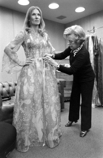 Oscars Actress Cloris Leachman Being Fitted Editorial Stock Photo ...