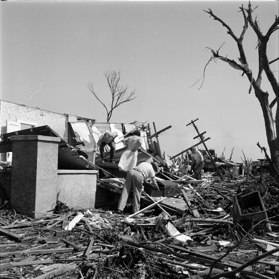 Aftermath Deadly F5 Blackwell Tornado Editorial Stock Photo - Stock ...