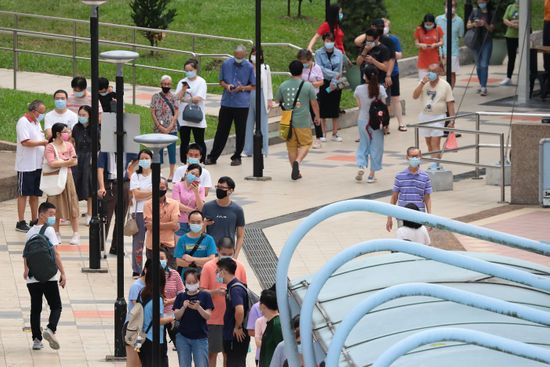 People Wait Queue Register China Made Editorial Stock Photo - Stock ...