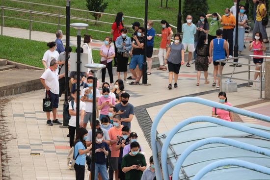 People Wait Queue Register China Made Editorial Stock Photo - Stock ...