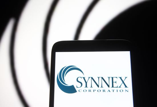 This Photo Illustration Synnex Corporation Logo Editorial Stock Photo ...