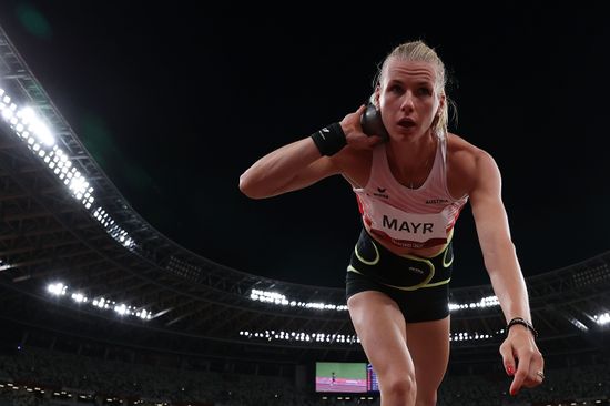 Verena Mayr Austria Competes During Womens Editorial Stock Photo ...