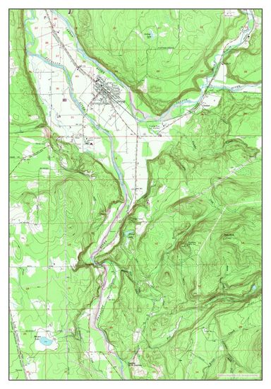 Usa Timeless Maps Orting Washington Map Editorial Stock Photo - Stock ...