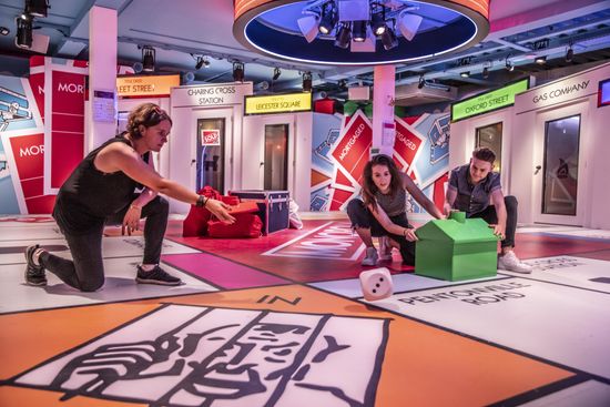 Lifesize Monopoly Opens London England Immersive Editorial Stock Photo ...