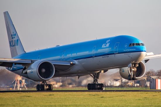 Klm Royal Dutch Airlines Boeing 777300 Editorial Stock Photo - Stock ...