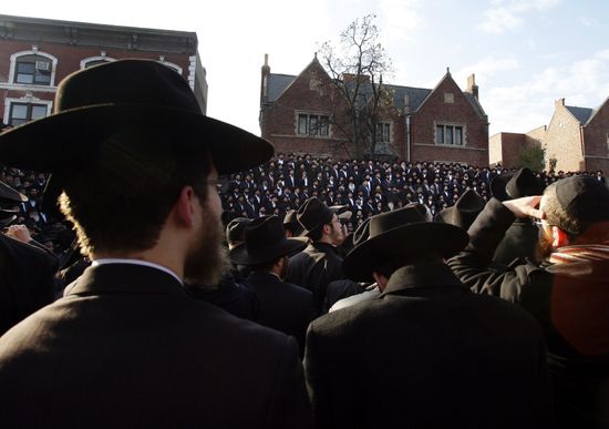 Rabbis Chabadlubavitch Movement Judaism Pose Group Editorial Stock ...