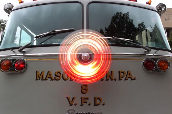 Fire Truck Displays Roto Ray Circular Editorial Stock Photo - Stock ...