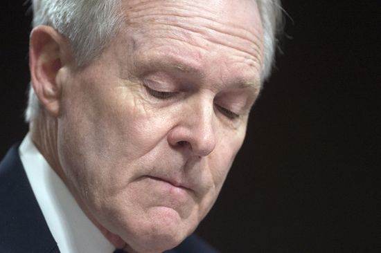 Secretary Navy Raymond Mabus Jr Testifies Editorial Stock Photo Stock