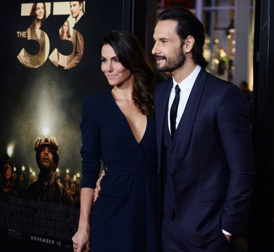 Cast Member Rodrigo Santoro His Partner Editorial Stock Photo Stock