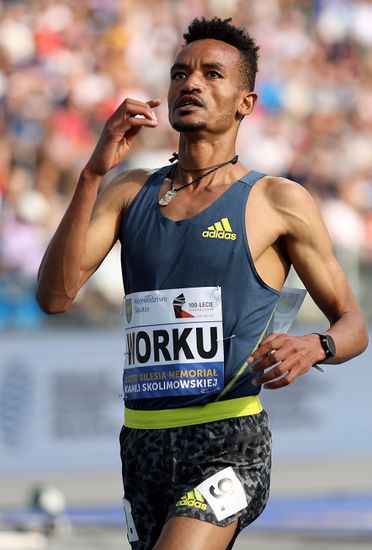 Tadese Worku Ethiopia Action During Mens Editorial Stock Photo Stock