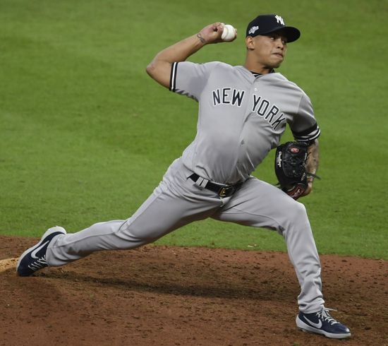 New York Yankees Reliever Jonathan Loaisiga Editorial Stock Photo ...