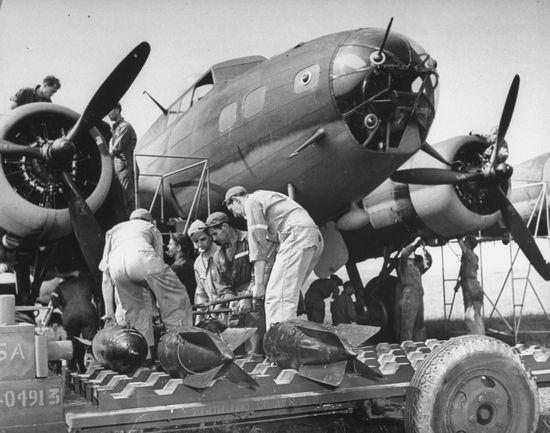 Loading B17 Practice Bombs Langley Field Editorial Stock Photo - Stock ...