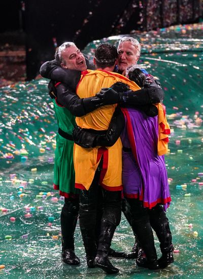 Celebrity Cyclone Simon Gregson Danny Miller Editorial Stock Photo ...