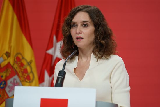 President Community Isabel Diaz Ayuso During Editorial Stock Photo ...