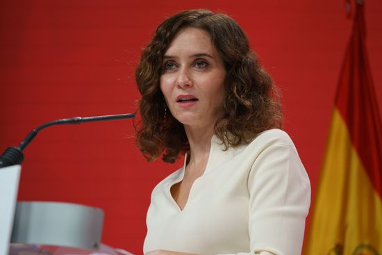 President Community Isabel Diaz Ayuso During Editorial Stock Photo ...