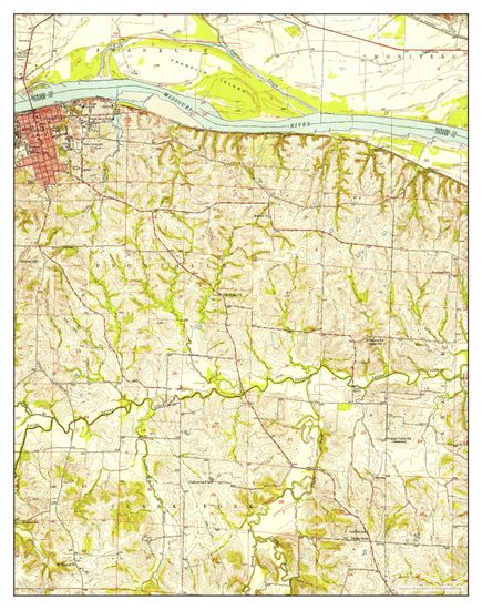 Usa Timeless Maps Boonville Missouri Map Editorial Stock Photo - Stock ...