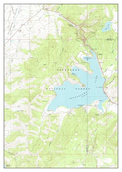 Usa Timeless Maps Georgetown Lake Montana Editorial Stock Photo - Stock ...