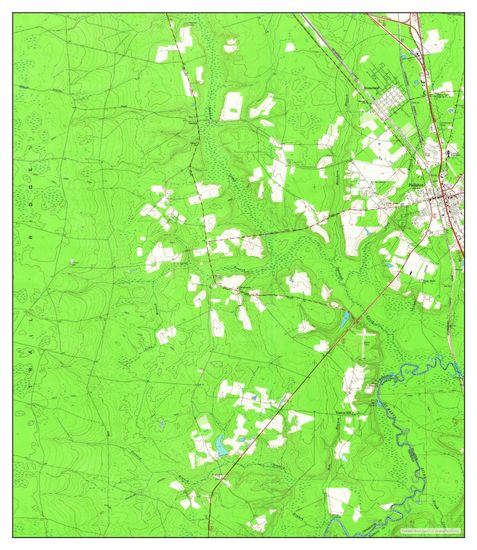 Usa Timeless Maps Folkston Georgia Map Editorial Stock Photo - Stock ...