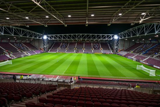 General View Inside Tynecastle Park Edinburgh Editorial Stock Photo ...