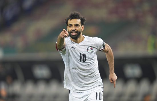 Mohamed Salah Captain Egypt Celebrating Egypts Editorial Stock Photo ...