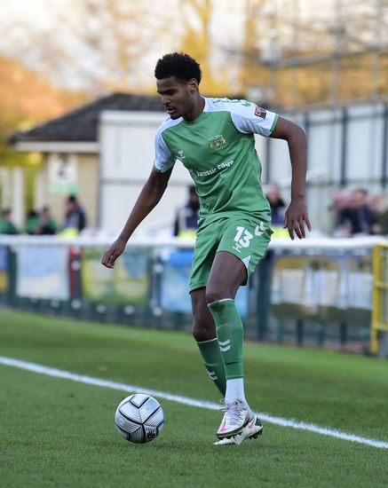 Morgan Williams Yeovil Town During National Editorial Stock Photo ...