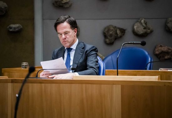 Prime Minister Mark Rutte Hans Vijlbrief Editorial Stock Photo - Stock ...