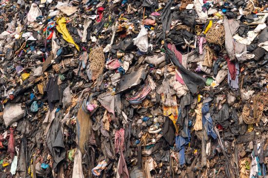 Unsellable Imported Used Clothes Rot Dumpsite Editorial Stock Photo ...