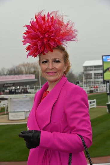 Viv Jenner Racegoer Waits Rain By Editorial Stock Photo - Stock Image ...