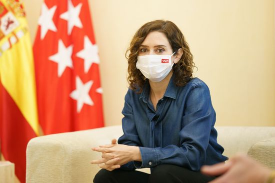 Isabel Diaz Ayuso During Meeting Real Editorial Stock Photo - Stock ...