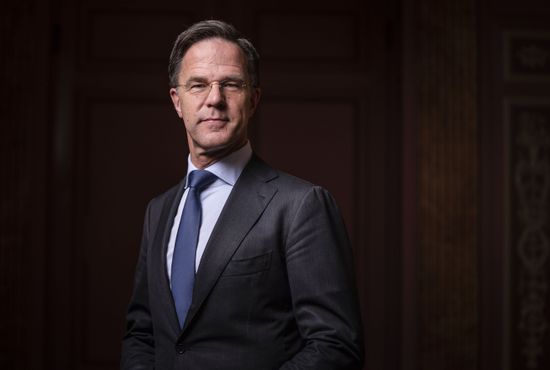 Portrait Mark Rutte Prime Minister Editorial Stock Photo - Stock Image ...