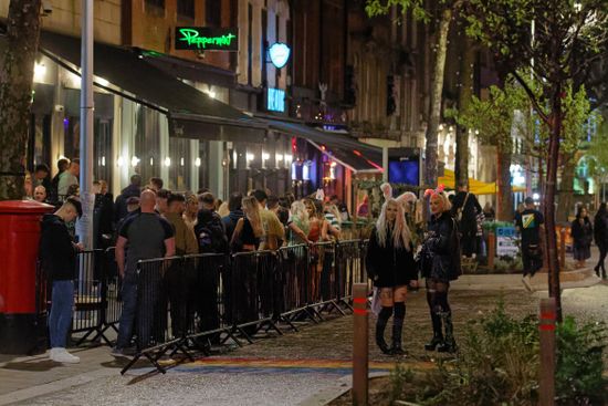 Queue People Outside One Night Clubs Editorial Stock Photo - Stock ...