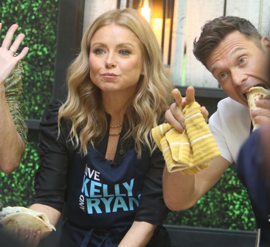 Kelly Ripa Ryan Seacrest Live Kelly Editorial Stock Photo Stock Image