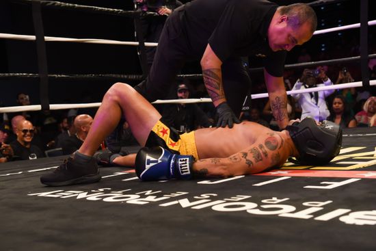 Mark Razor Rizzotti Gets Knocked Down Editorial Stock Photo - Stock ...