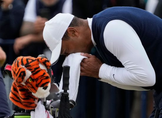 Usas Tiger Woods Dejected Look Editorial Stock Photo - Stock Image ...