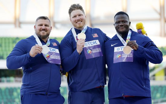 Gold Medalist Ryan Crouser C Us Editorial Stock Photo - Stock Image ...