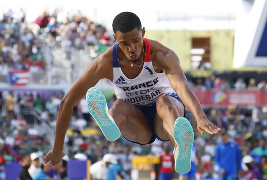 Enzo Hodebar France Competes Mens Triple Editorial Stock Photo Stock