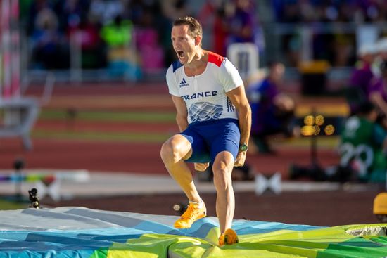 Mens Pole Vault Qualification Frances Renaud Editorial Stock Photo ...