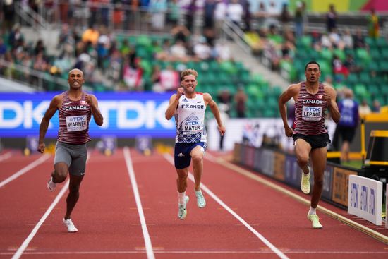 L R Canadas Damian Warner Frances Editorial Stock Photo - Stock Image ...