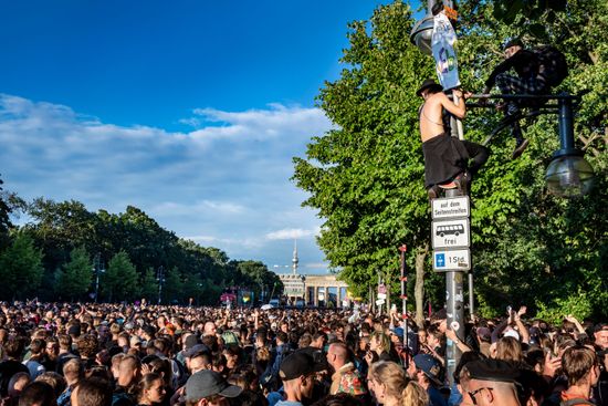 Demonstration Rave Planet Berlins Tiergarten Editorial Stock Photo ...
