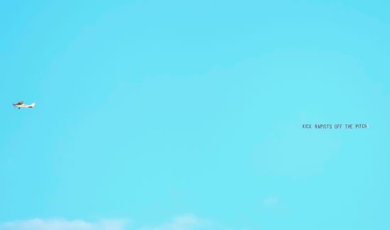 Plane Tows Anti Rape Protest Banner Editorial Stock Photo - Stock Image ...